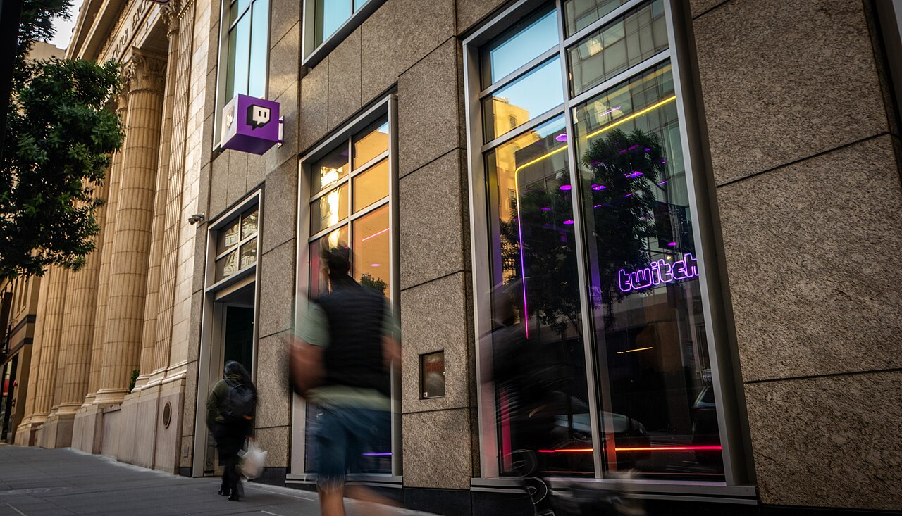 Der Hauptsitz von Twitch, der zu Amazon gehörenden Streaming-Plattform, im Finanzdistrikt von San Francisco