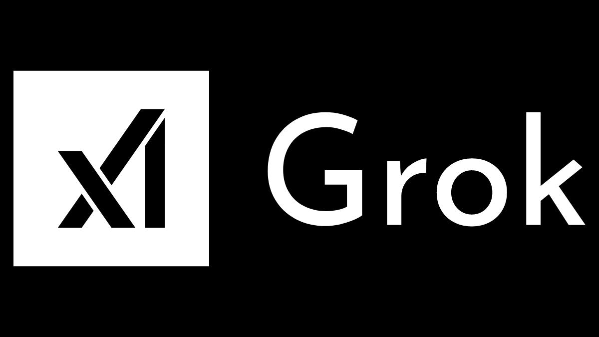 O logotipo do Grok, o chatbot de inteligência artificial da xAI.