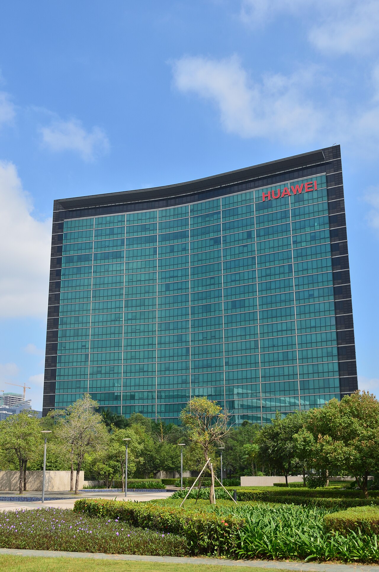 El edificio de oficinas de Huawei en Shenzhen