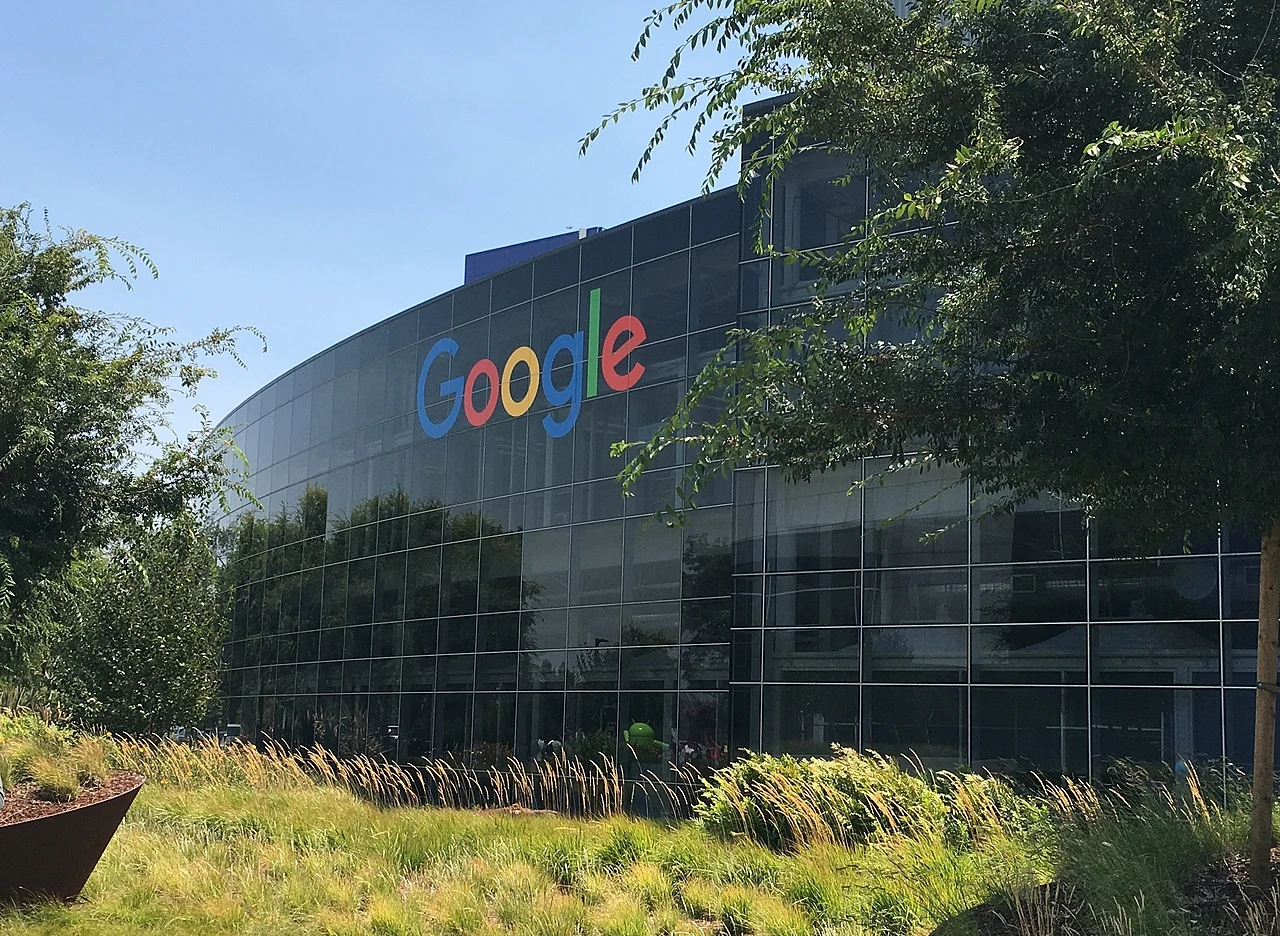 Der Googleplex, der Hauptsitz-Campus von Google in Mountain View, Kalifornien