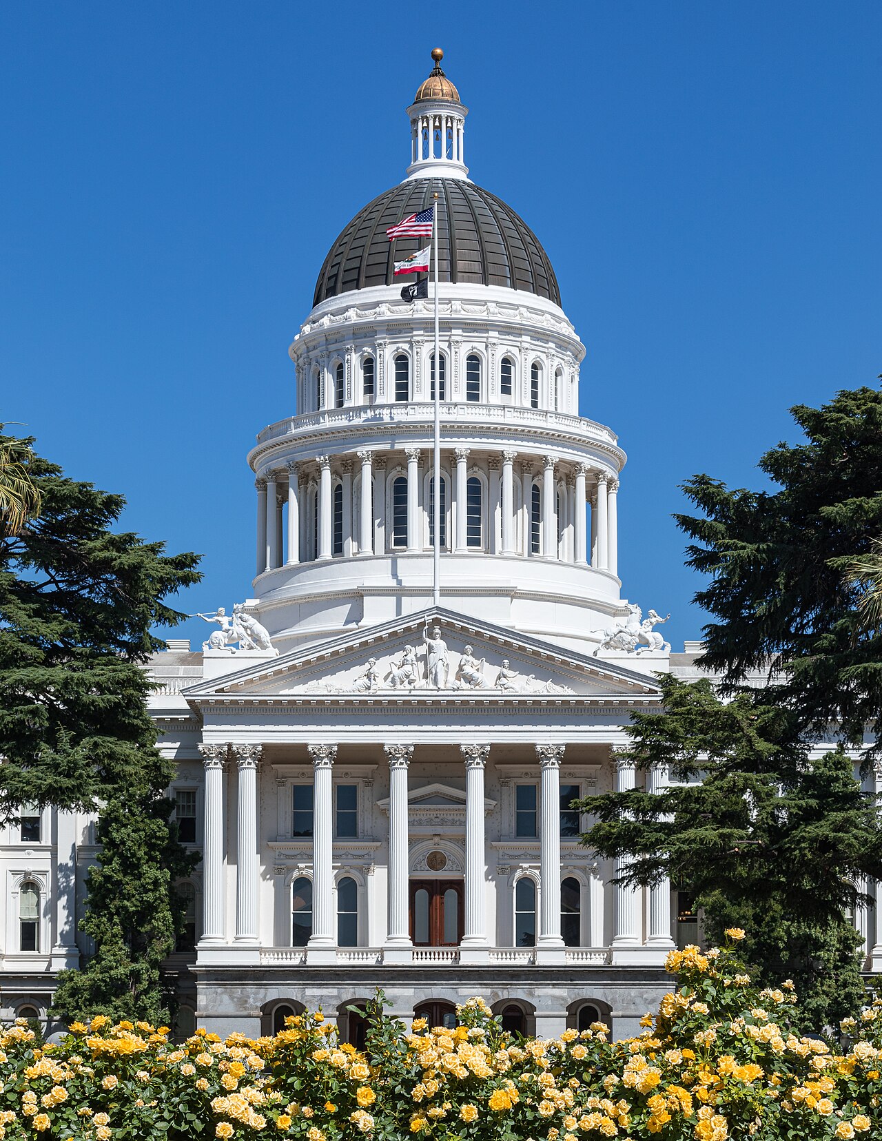 The California State Capitol building in Sacramento