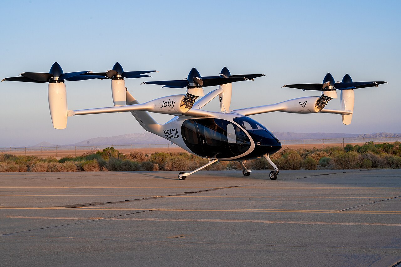 Un avion électrique expérimental de Joby Aviation à la base aérienne Edwards
