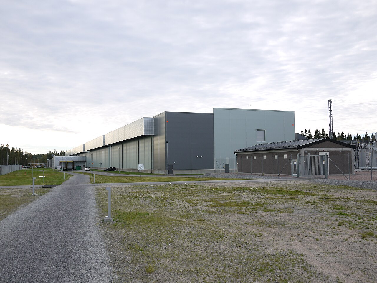 Bâtiment du centre de données Facebook à Luleå, Suède