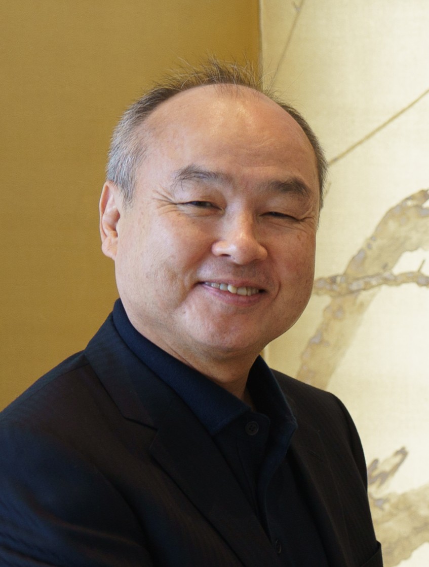 Masayoshi Son, président de SoftBank Group, photographié en mai 2025 au siège du groupe à Tokyo